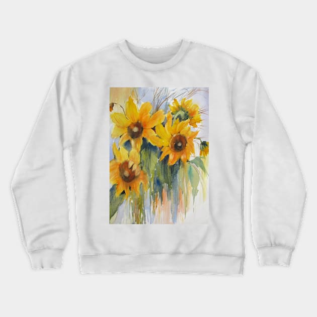 Here Comes the Sun Crewneck Sweatshirt by bevmorgan